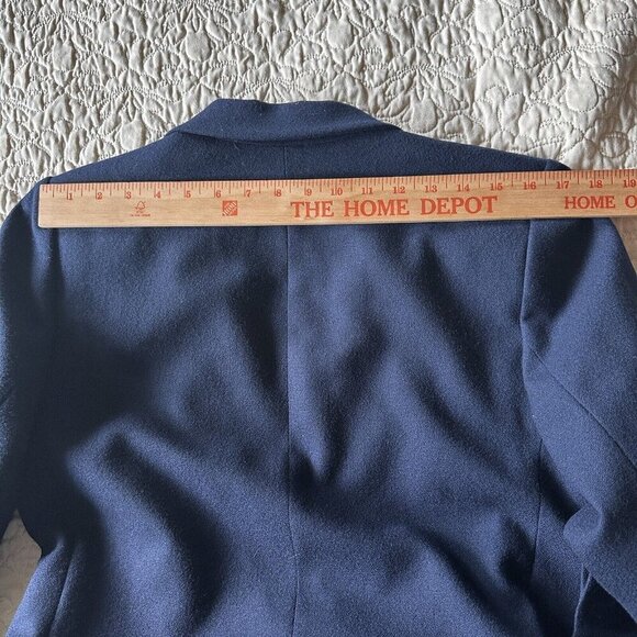 Vintage Miss Pendleton Virgin Wool Blazer Jacket Women's‎ Size 10 Navy Blue USA - Picture 9 of 12